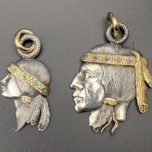Native Woman Pendant - Image 3