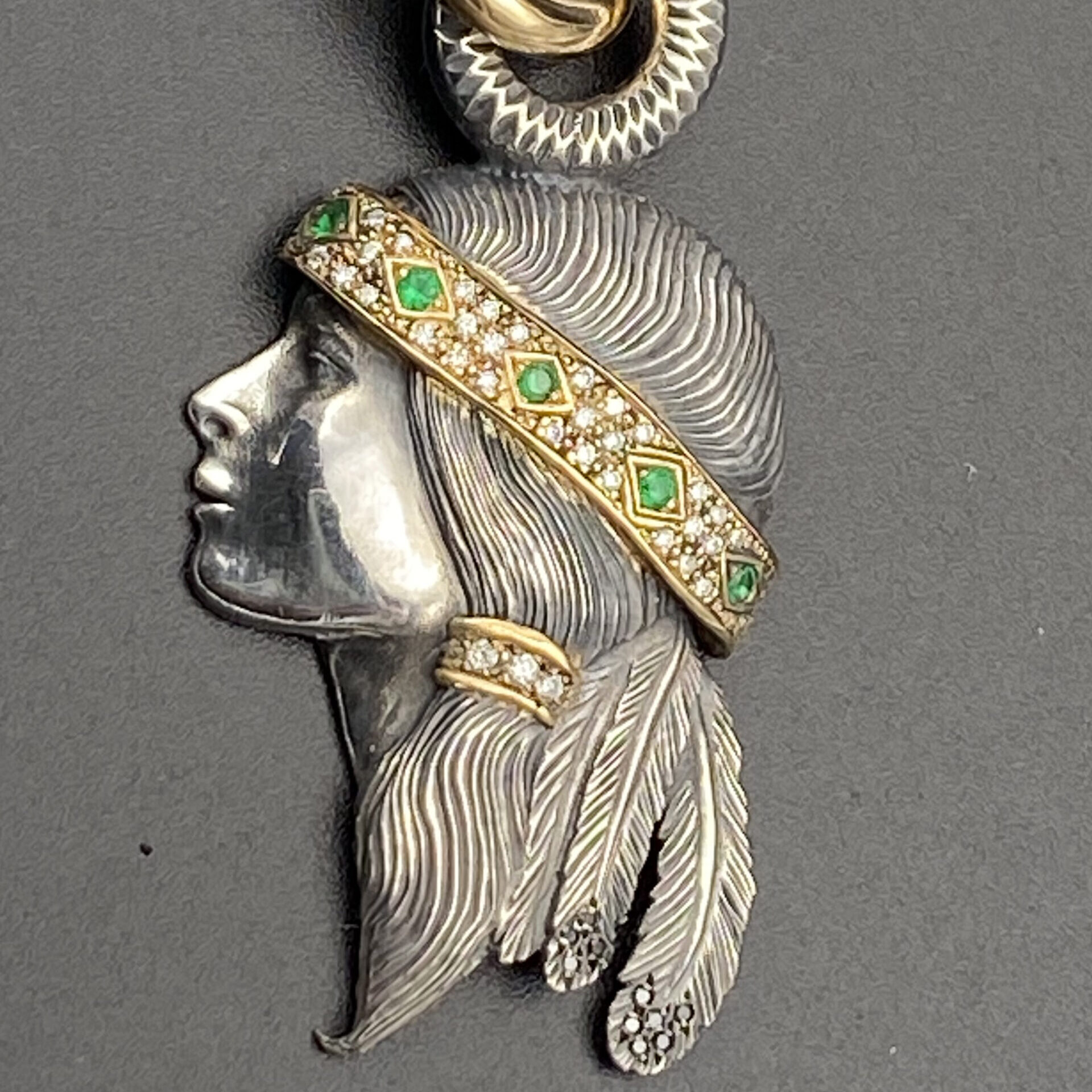 Native Woman Pendant